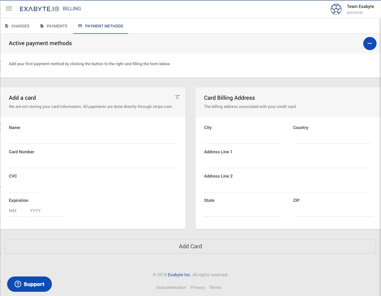 Add new Payment Method Add new Payment Method