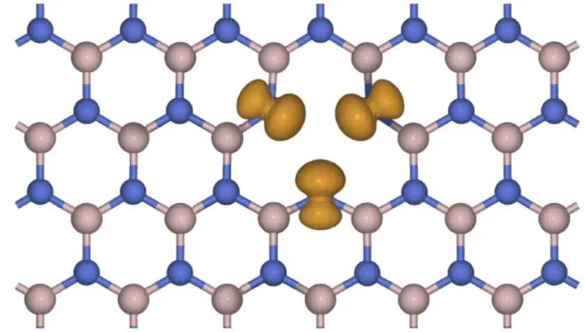 Vacancy in h-BN Vacancy in h-BN