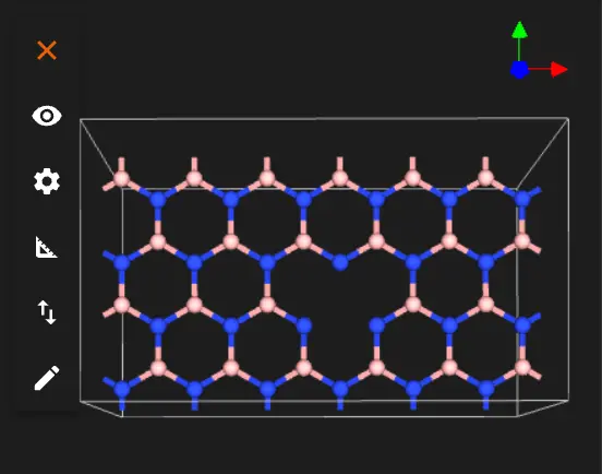 Vacancy in h-BN Vacancy in h-BN